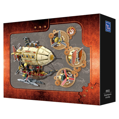 Steampunk Airship Building Kit Model Construction Set Vintage Style Blocks