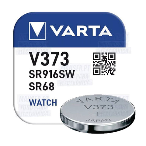 1x Varta V373 Silver Oxide 1.55V Watch Battery Coin Cell