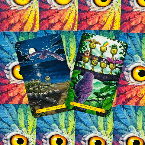 Tarot Of The Owls Cards Deck Art By Elisabeth Alba Pamela Chena Llewellyn