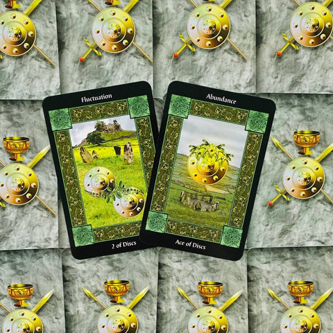 Sacred Circle Tarot Cards Deck Esoteric Telling Anna Franklin Llewellyn