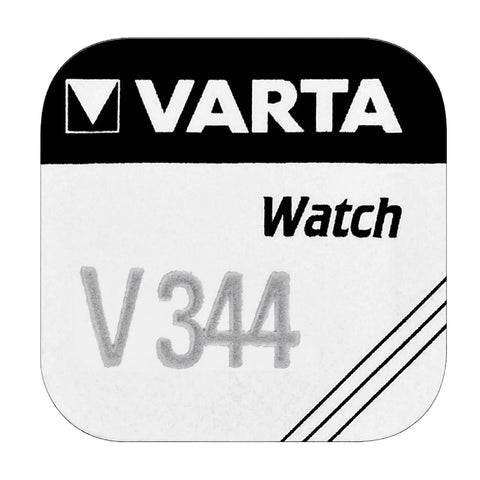 1x Varta V344 Silver Oxide Coin Button Cell Battery 1.55V
