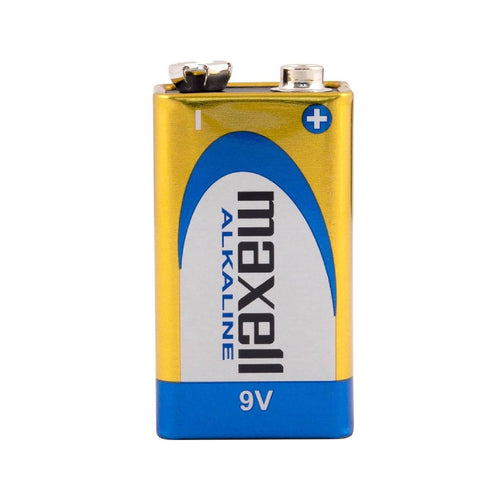 Maxell Alkaline 9V 6Lr61 Battery E Block 6Am6 Mn1604 En22 Long Life