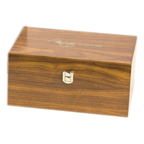 Judit Polgar Deluxe Wooden Chess Pieces In Box Tournament Set DGT