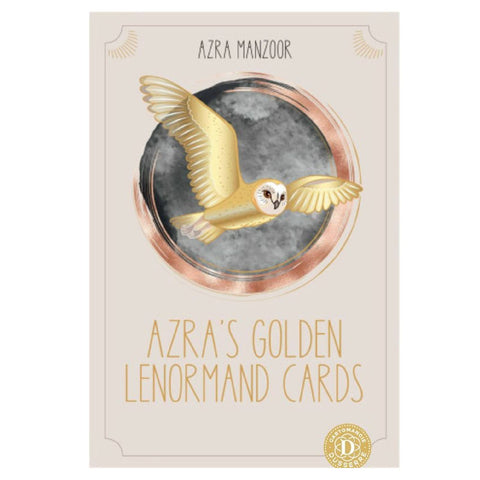 Azra’s Golden Lenormand Cards Deck – AGM Esoteric Fortune Telling Oracle