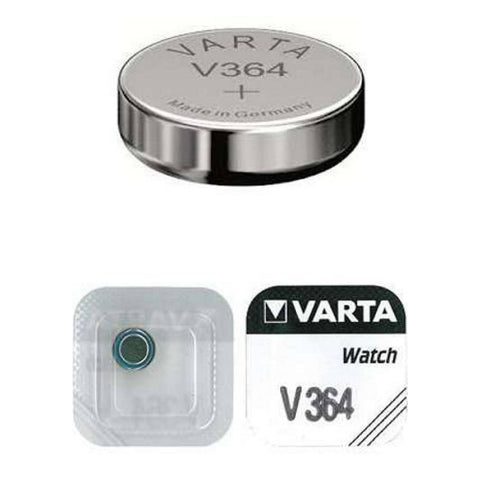 Varta V364 Silver Oxide 1.55V Watch Battery Coin Button Cell