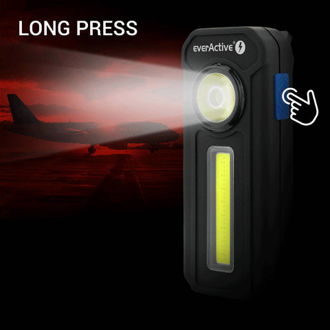 Everactive Led Worklight Wl-300 Flashlight 300 Lumens 4 Modes Waterproof