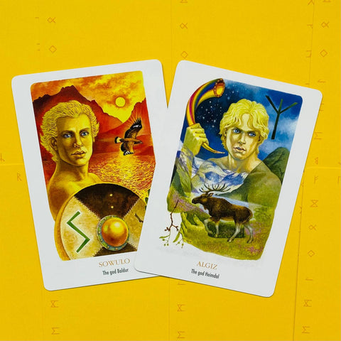 Rune Vision Cards Deck Oracle Sylvia Gainsford Howard Rodway Esoteric