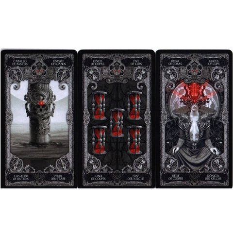 Xiii Tarot By Nekro Cards Deck Gothic Baroque Fantasy Art Esoteric Fournier