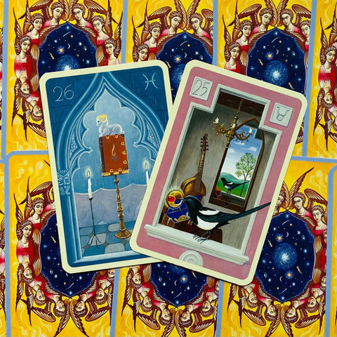 Mystical Lenormand Deck Cards Oracle Esoteric Agm With Bag