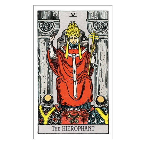 Ae Waite Tarot Standard Deck Cards Blue Edition Rosy Cross Agm