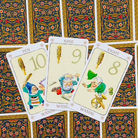 Tarot Of Gnomes Deck Cards Lo Scarabeo Lupatelli Esoteric Fortune Telling