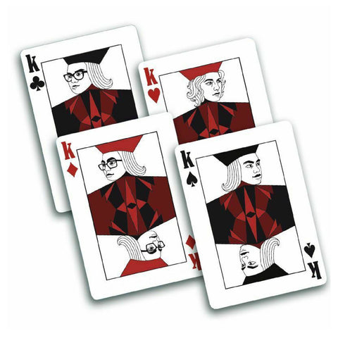 Fades Playing Cards Deck Difatta USpcc Magic Tricks Poker Zaggia Biscaro Red