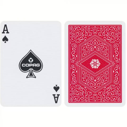 Copag 310 Together Forever Poker Playing Cards Deck Paper Standard Index Red