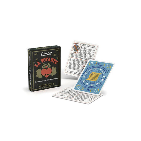 La Voyante Oracle Cards French edition Grimaud Cartomancie
