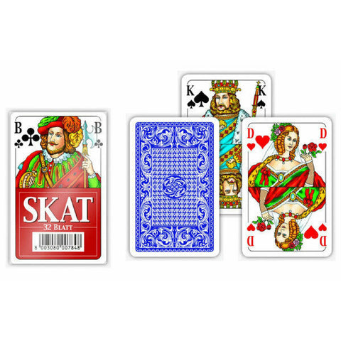 Modiano Skat Playing Cards Deck Games Hobbies Card Game Blue