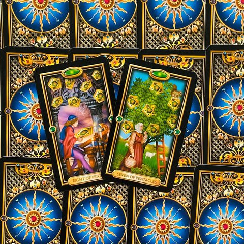 Easy Tarot Cards & Guidebook Set  – Llewellyn Fortune Telling Beginner Tarot Kit