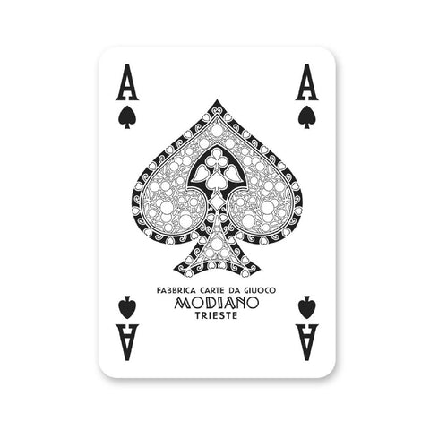 Poker Club Red Back Playing Cards Deck Poker Size Made In Italy Modiano