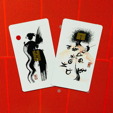 I Ching By Klaus Holitzka Oracle Deck Cards Esoteric Fortune Telling Agm