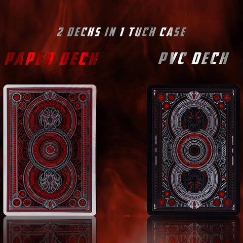 Avengers Ultron Playing Cards 2 Decks Pvc & Paper Led Lights Difatta