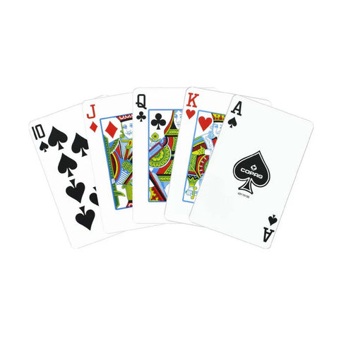 Copag Elite Bridge Playing Cards Double Deck Regular Index Gold Black