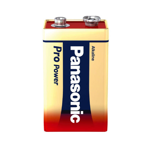 Panasonic Alkaline Pro Power 9V 6Lr61 Battery E Block 6Lf22
