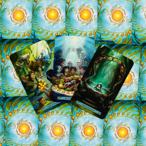 Mermaid Tarot Cards Deck Leeza Robertson Julie Dillon Esoteric Llewellyn