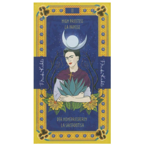 Frida Kahlo Tarot Cards Deck Blue Spirit Esoteric Fournier