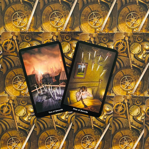 The Steampunk Tarot Cards Deck Esoteric Telling Barbara Moore Llewellyn