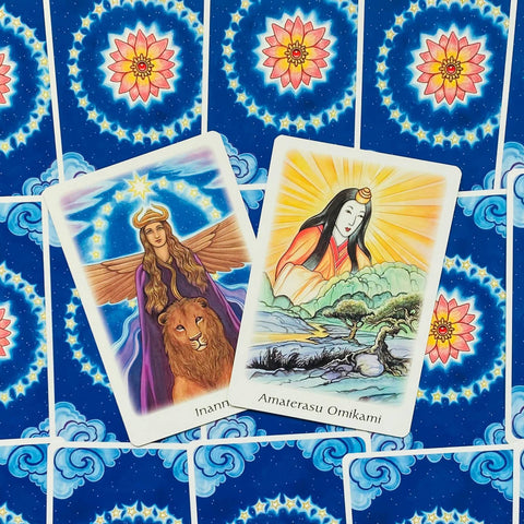 The Oracle Of The Goddess Set Book Deck Cards Esoteric Fortune Telling Agm