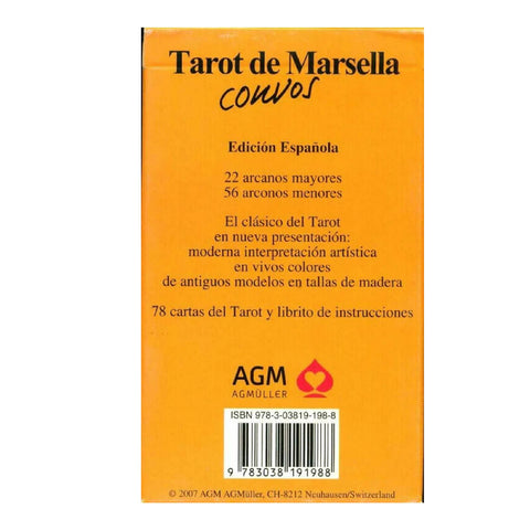 Tarot De Marsella Convos Deck Cards Spanish Edition Spalinger Agm