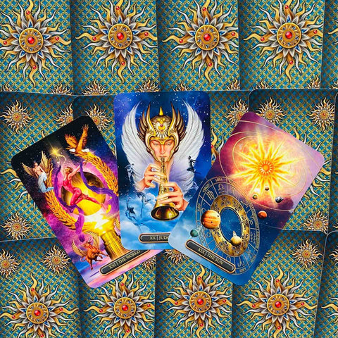 Gilded Tarot Royale Cards Deck Book Kit Set Ciro Marchetti Moore Llewellyn
