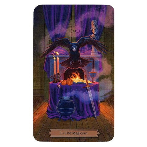 Edgar Allan Poe Tarot Cards Deck And Book Kit Llewellyn Esoteric Spiritual With Bag
