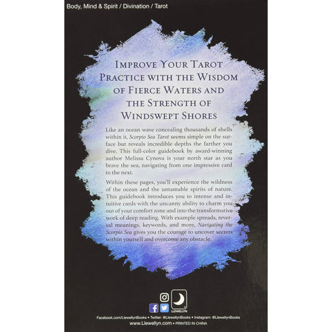 Scorpio Sea Tarot Cards Deck & Book Set Llewellyn Maggie Stiefvater Cynova