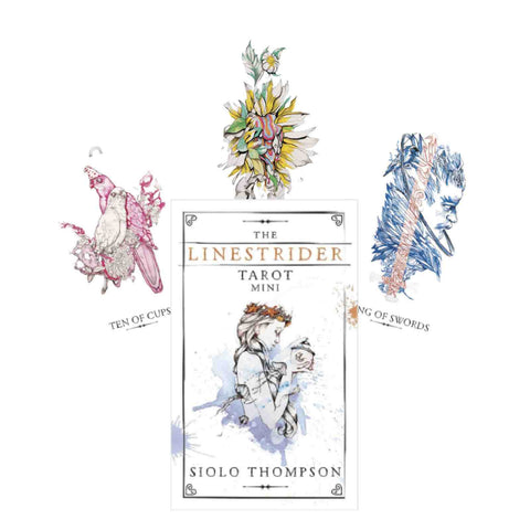 Linestrider Mini Tarot Cards Deck – Pocket Size Esoteric Tarot