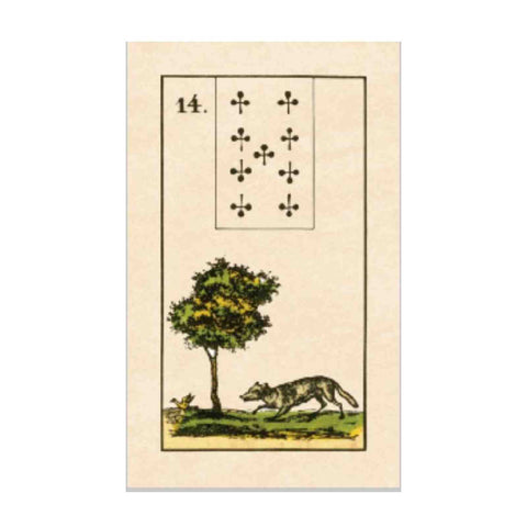 Old Lenormand Deck Cards Altes Ancien Historical Cards Alexander Gluck Agm