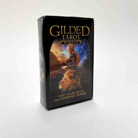Gilded Tarot Royale Cards Deck Ciro Marchetti Barbara Moore Llewellyn