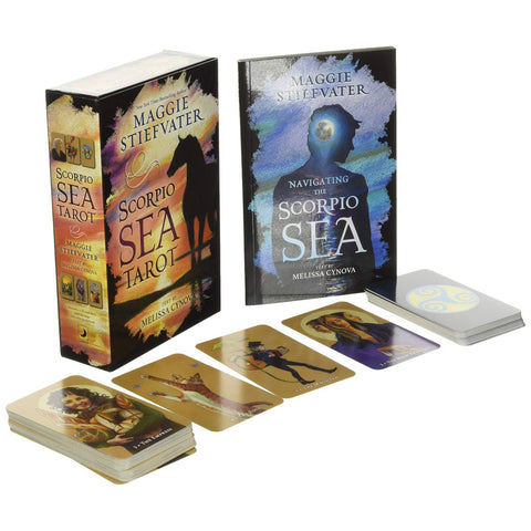 Scorpio Sea Tarot Cards Deck & Book Set Llewellyn Maggie Stiefvater Cynova