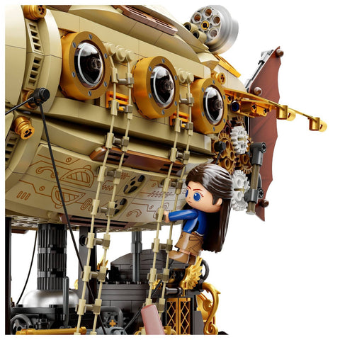 Steampunk Airship Building Kit Model Construction Set Vintage Style Blocks