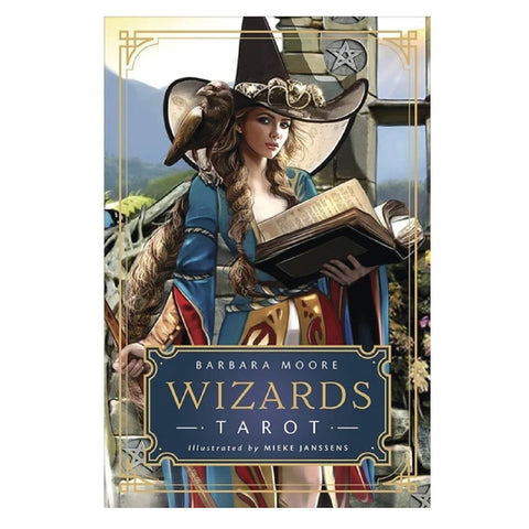 Wizards Tarot Cards Deck Mieke Janssens Barbara Moore Llewellyn