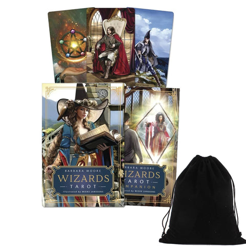 Wizards Tarot Cards Deck Mieke Janssens Barbara Moore Llewellyn With Bag
