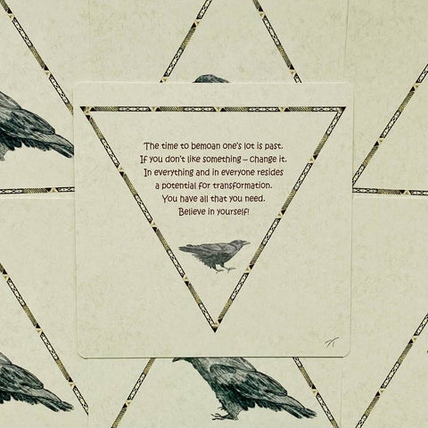 Raven Oracle Cards Deck Gabi Bucker Inspiration Blank Esoteric Agm