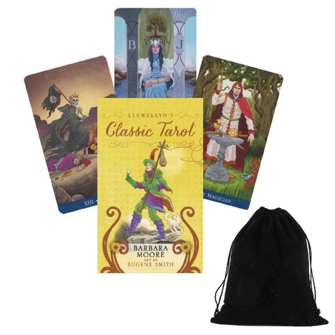 Llewellyn'S Classic Tarot Mini Cards Deck Esoteric Moore Llewellyn With Bag