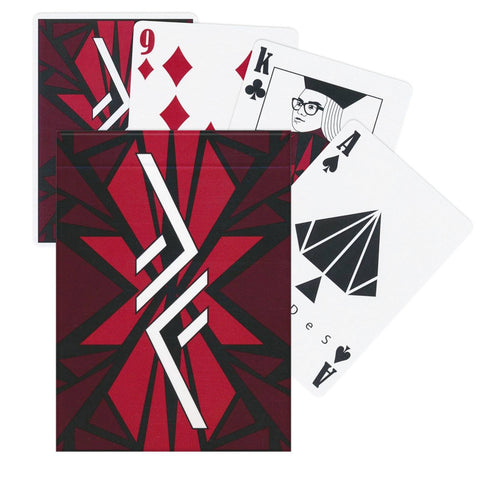 Fades Playing Cards Deck Difatta USpcc Magic Tricks Poker Zaggia Biscaro Red