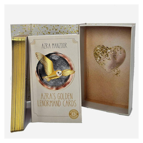 Azra’s Golden Lenormand Cards Deck – AGM Esoteric Fortune Telling Oracle