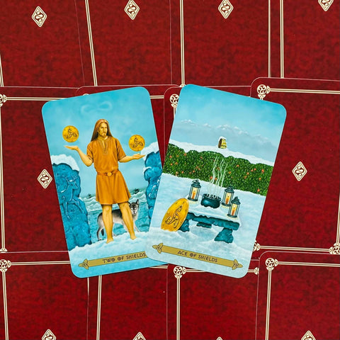 Celtic Tarot Cards Deck Esoteric Telling Kristoffer Hughes Llewellyn