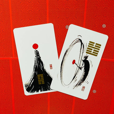 I Ching By Klaus Holitzka Oracle Deck Cards Esoteric Fortune Telling Agm