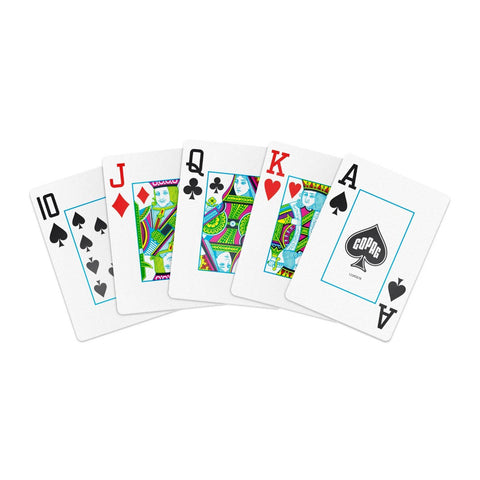 Legacy Playing Cards Poker Size (Green/Purple) Double Deck Set Copag