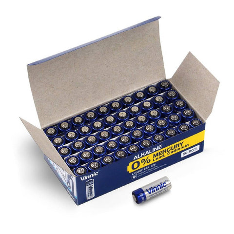 50x Vinnic 23A L1028 Quality Batteries Bulk Order - Best Value