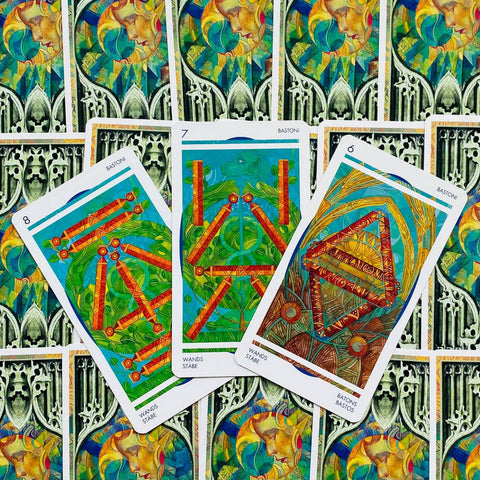 Crystal Tarot Deck Cards Esoteric Fortune Telling Lo Scarabeo