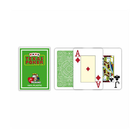 Texas Poker Hold Em Light Green Playing Cards Modiano Jumbo Index Poker Size